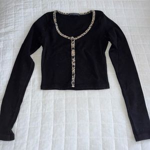 Brandy Melville long sleeve crop top
